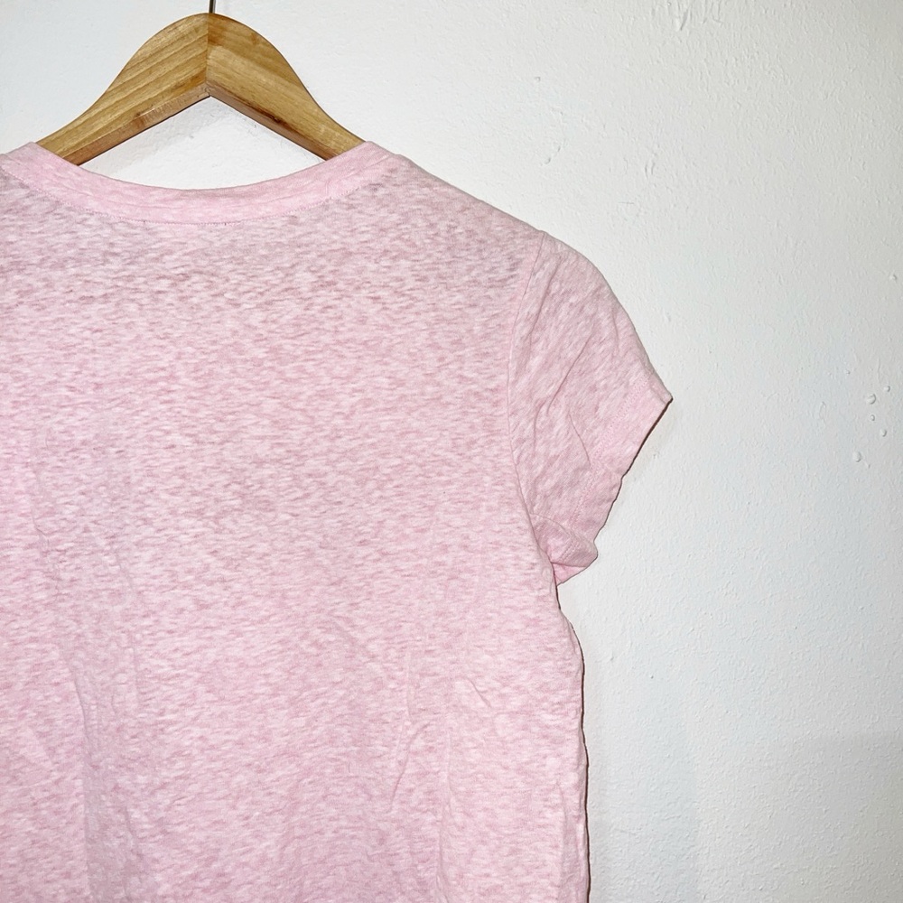 Victorias Secret “angel vs” light pink space dye glitter short sleeve t-shirt - Picture 8 of 8